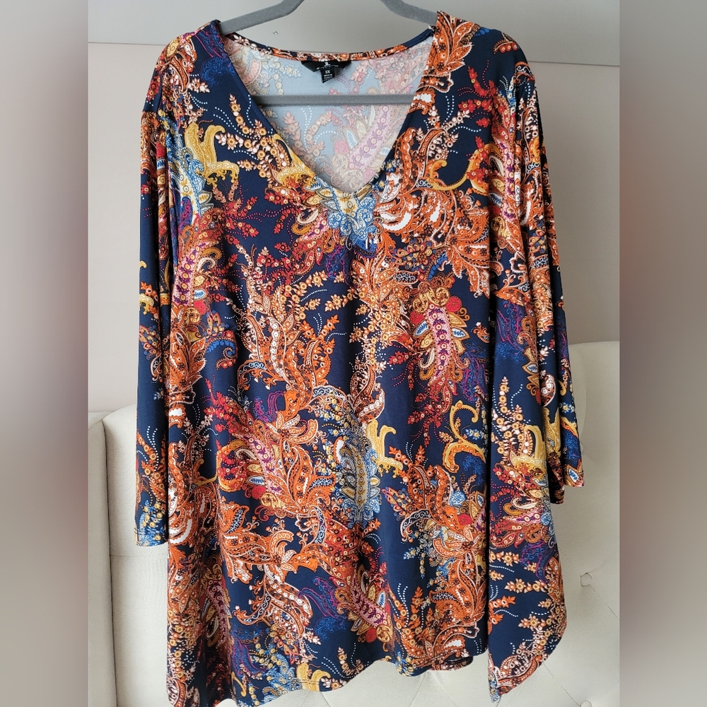 Paisley Top - Sz 3x - Jules + Leopold Boho